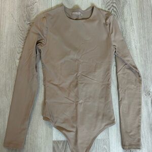 Tan / beige Abercrombie bodysuit